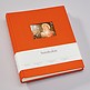 Album Classic Medium Finestra, papier cartonné ivore, papier cristal & fenetre, orange